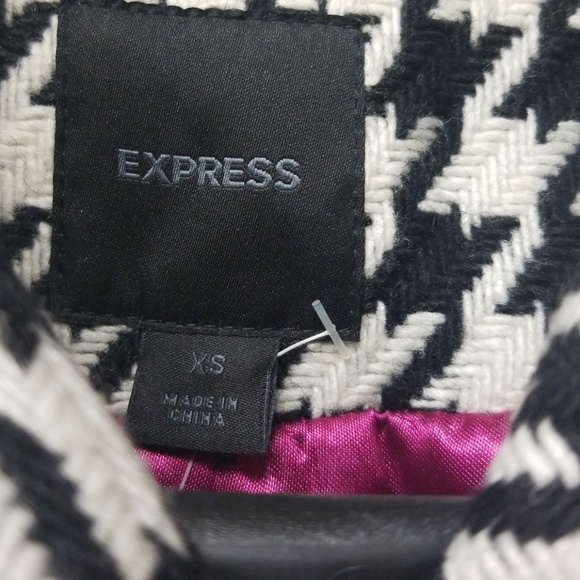 NWT Amazing Houndstooth Winter Coat - Picture 3 of 7